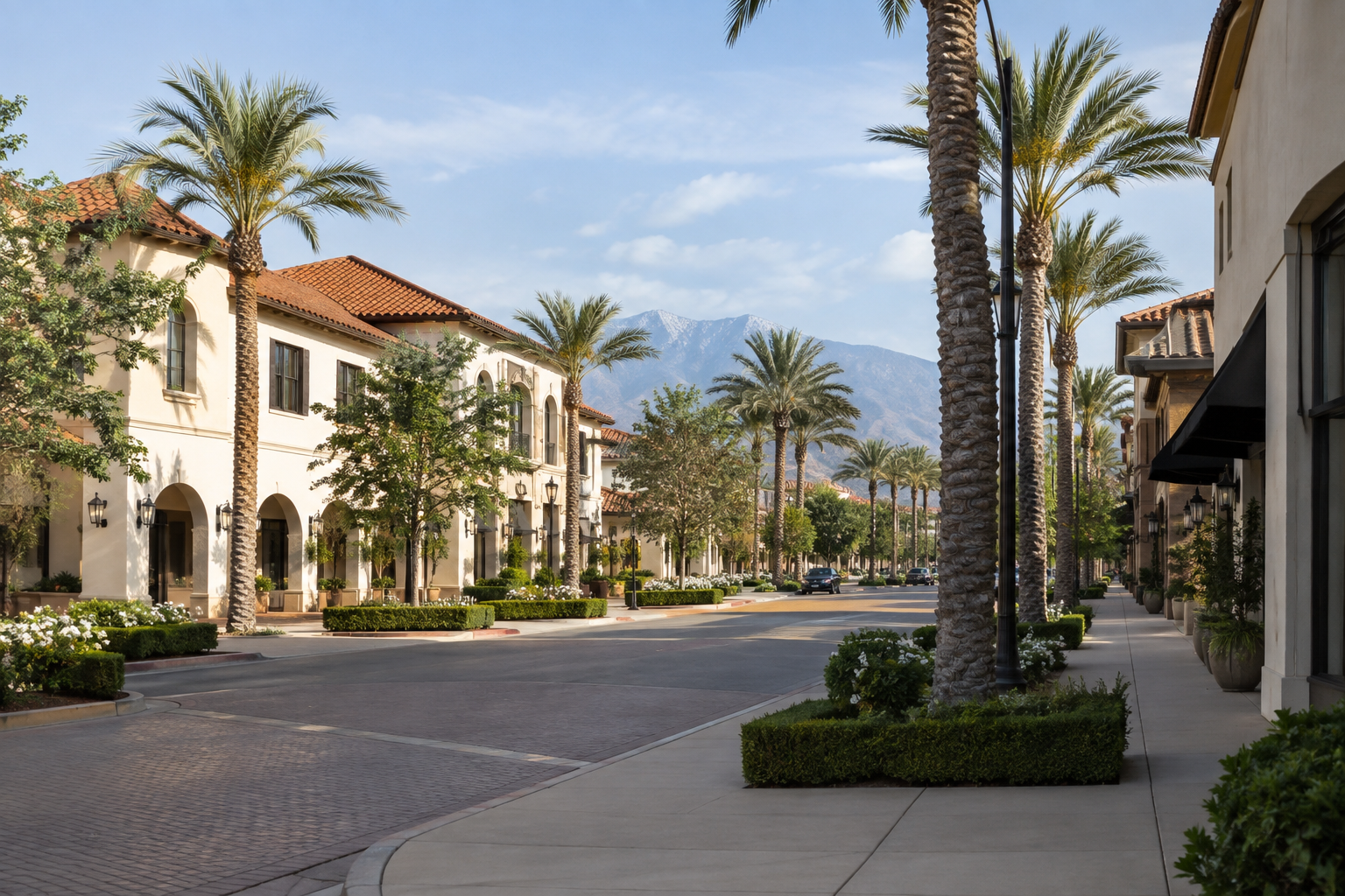 Downtown Rancho Cucamonga, California, illustrative